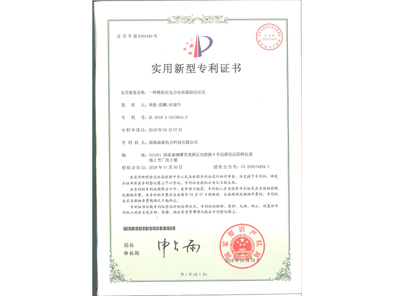 電(diàn)力電(diàn)容器投切開關